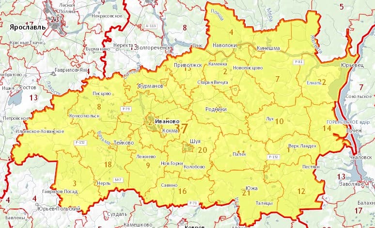 Карта наволоки ивановской области с улицами и номерами домов